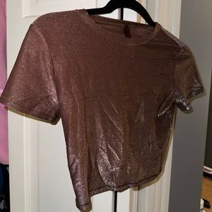 Skims Cocoa Shimmer Tee